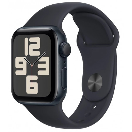 Смарт-часы Apple Watch SE Gen 2 40mm (MXE73QI/A) черный (1 ремешок)