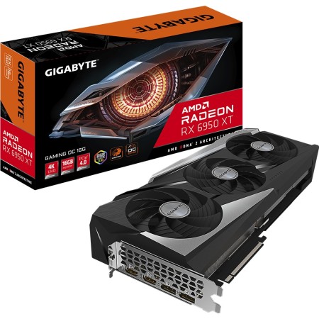 Видеокарта GIGABYTE Radeon RX 6950 XT GAMING OC (GV-R695XTGAMING OC-16GD REV1.0) 16 Гб черный