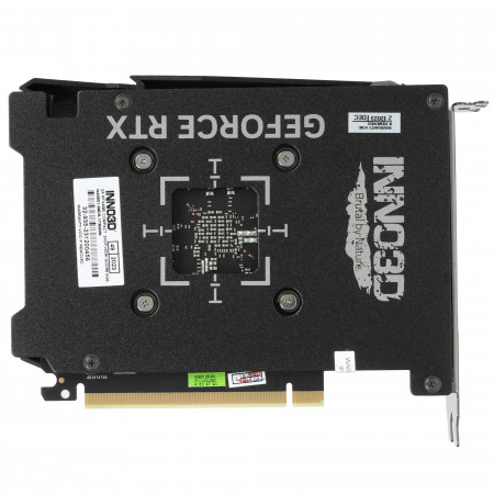 Видеокарта Inno3D GeForce RTX 4060 Compact (N40601-08D6-173050N) 8 Гб серый