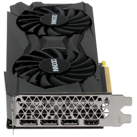 Видеокарта Inno3D RTX 3060 Ti Twin X2 OC LHR (N306T2-08D6X-119032DH) 8 Гб серый