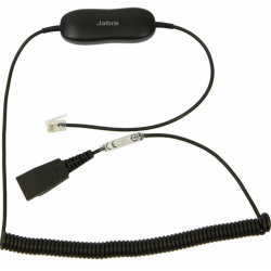 Кабель QD - RJ9 Jabra Smart Cord 0.8 м черный