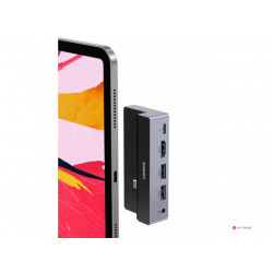 Адаптер USB-C - 2 x USB 3.0 HDMI AUX3.5mm UGREEN CM317 (70688) 0.1м черный