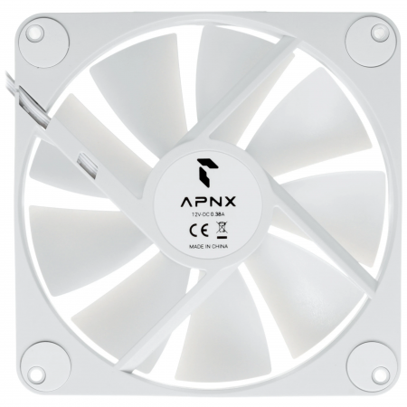 Вентилятор для корпуса AeroCool APNX FP1-140 ARGB PWM White (174241)