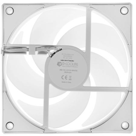 Вентилятор для корпуса ID-Cooling AS-120-ARGB-W (182613) белый