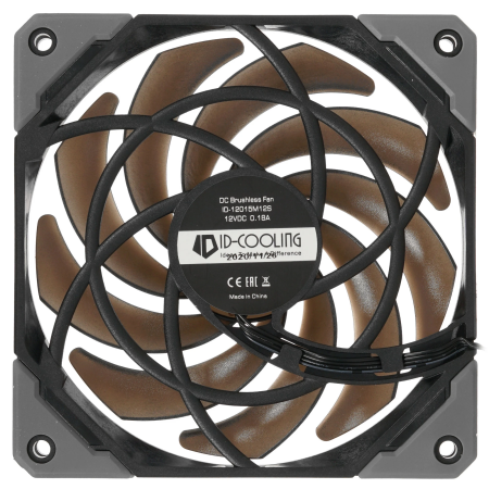 Вентилятор для корпуса ID-Cooling NO-12015-XT серовато-черный