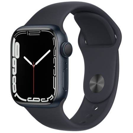 Смарт-часы Apple Watch Series 7 GPS (MKMX3GK) черный (1 ремешок) 41 мм
