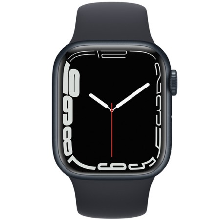 Смарт-часы Apple Watch Series 7 GPS (MKMX3GK) черный (1 ремешок) 41 мм