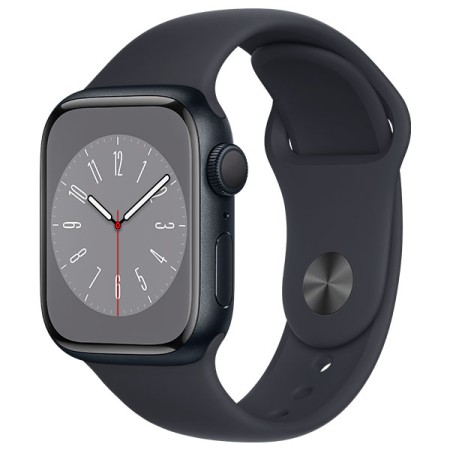 Смарт-часы Apple Watch Series 8 (MNP53GK) черный (1 ремешок) 41 мм