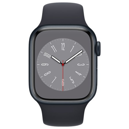 Смарт-часы Apple Watch Series 8 (MNP53GK) черный (1 ремешок) 41 мм