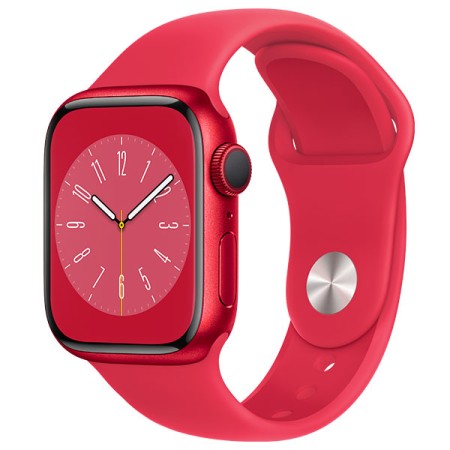 Смарт-часы Apple Watch Series 8 (MNP43GK) красный (1 ремешок) 45 мм