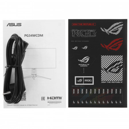 34" Монитор ASUS ROG Swift PG34WCDM черный