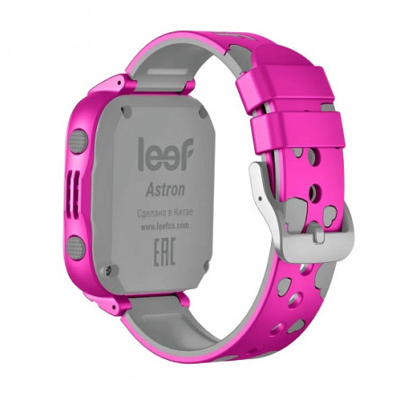 Смарт-часы Leef Astron (KSW-012-PG) розово-серый (1 ремешок)