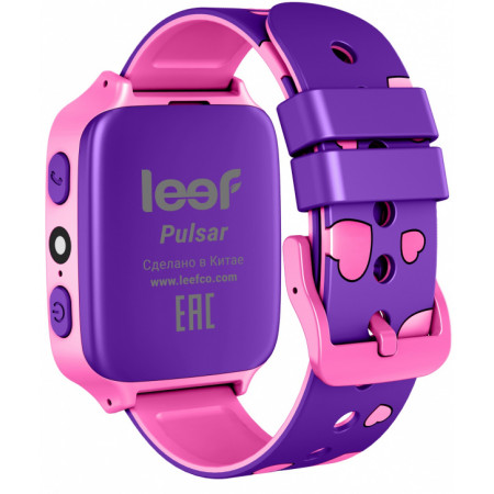 Смарт-часы Leef Pulsar (KSW-020-UP) розово-фиолетовый (1 ремешок)