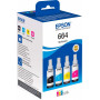 Набор чернил Epson 664 (C13T66464A) Чёрный, голубой, пурпурный, жёлтый
