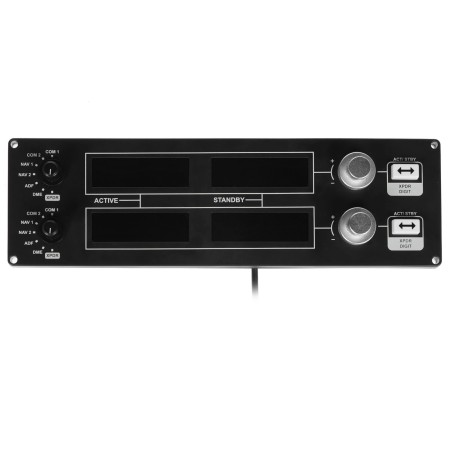 Джойстик проводной Logitech G Flight Radio Panel (945-000011) черный