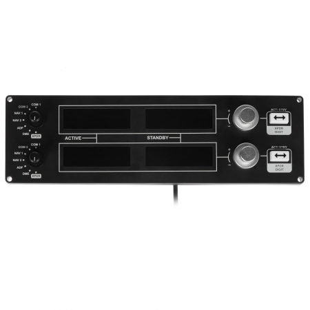 Джойстик проводной Logitech G Flight Radio Panel (945-000011) черный
