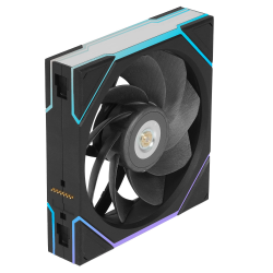 Вентилятор для корпуса Lian Li Uni Fan TL Wireless LCD 120 ARGB Reverse Blade черный Вентилятор для корпуса Lian Li Uni Fan TL Wireless LCD 120 ARGB Reverse Blade черный