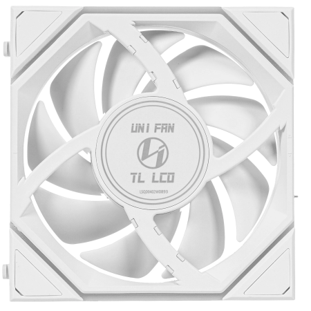 Вентилятор для корпуса Lian Li Uni Fan TL Wireless LCD 120 ARGB Reverse Blade (187449) белый