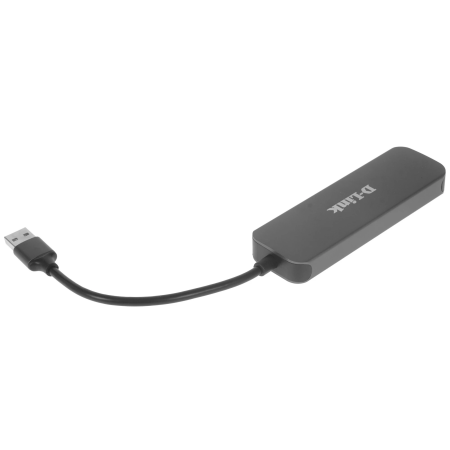 Док-станция D-Link DUB-H4 (DUB-H4 E1A) серый