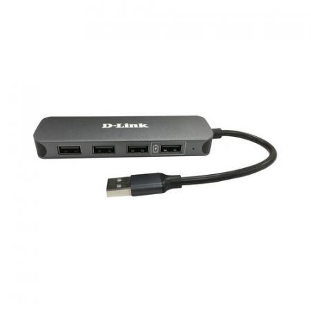 Док-станция D-Link DUB-H4 (DUB-H4 E1A) серый