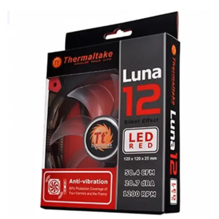 Вентилятор для корпуса Thermaltake Luna 12 LED красный
