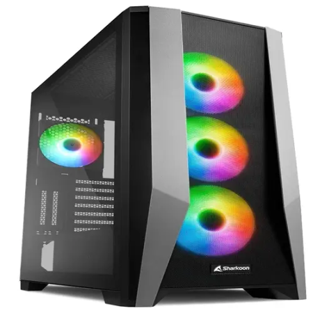 Корпус Sharkoon TG7M RGB черный