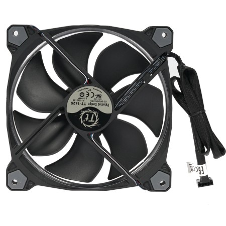Вентилятор для корпуса Thermaltake Riing 14 LED RGB Switch черный