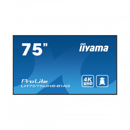 75" Монитор Iiyama ProLite LH7575UHS-B1AG черный