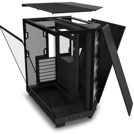 Корпус NZXT H6 Flow RGB (CC-H61FB-R1) черный