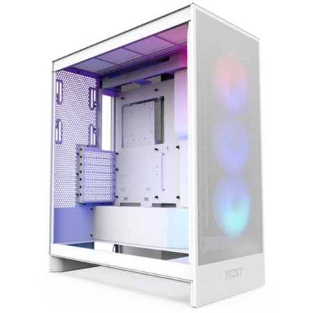 Корпус NZXT H7 Flow RGB (CM-H72FW-R1) белый