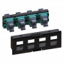Патч-панель LANMASTER LAN-FRM-IN-8MPO черный