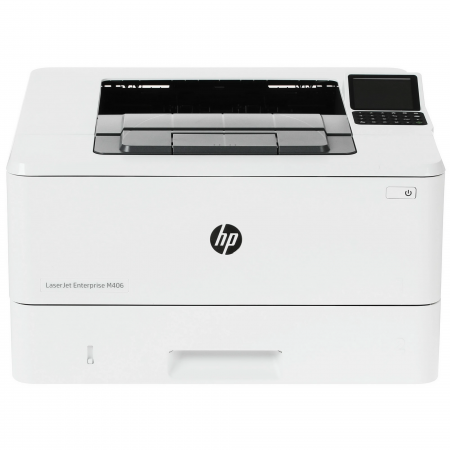 Принтер лазерный HP LaserJet Enterprise M406dn белый (без кабеля USB)