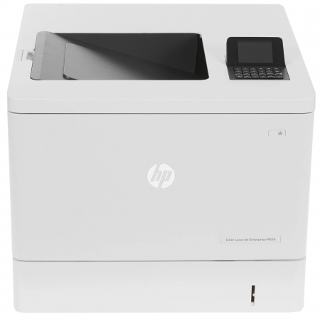 Принтер лазерный HP LaserJet Enterprise M554dn белый (без кабеля USB)