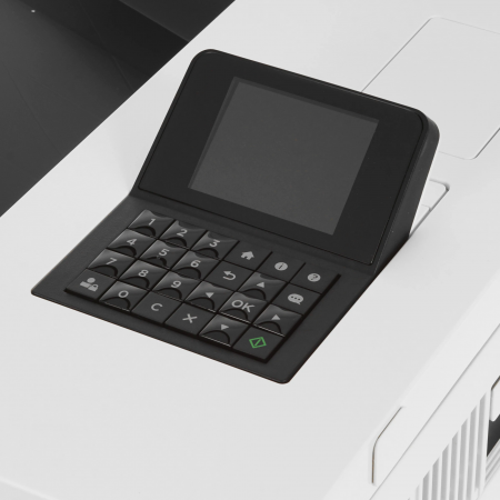 Принтер лазерный HP LaserJet Enterprise M554dn белый (без кабеля USB)