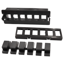 Патч-панель LANMASTER LAN-MCSP-6MPO черный