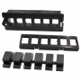 Патч-панель LANMASTER LAN-MCSP-6MPO черный