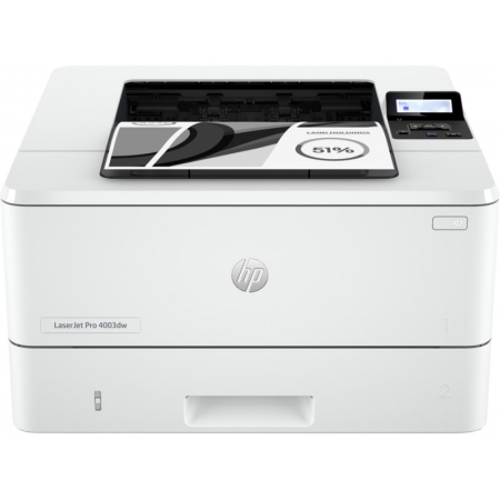 Принтер лазерный HP LaserJet Pro 4003dw белый (без кабеля USB)