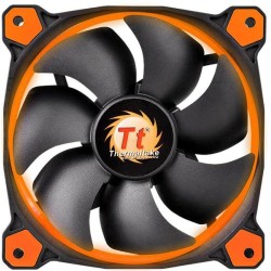 Вентилятор для корпуса Thermaltake Riing 14 LED Orange 140 мм (CL-F039-PL14OR-A) черный