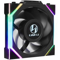 Вентилятор для корпуса Lian Li Uni Fan SL Wireless LCD 120 ARGB Reverse Blade черный