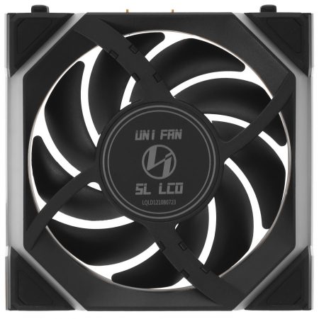 Вентилятор для корпуса Lian Li Uni Fan SL Wireless LCD 120 ARGB Reverse Blade черный