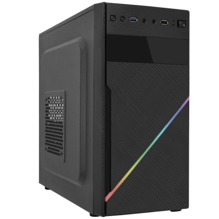 Системный блок Core i3-12100-3.3GHz/H610/RAM 8GB/SSD 512GB/no DVD/400W черный