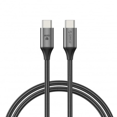 Кабель USB Type-C - USB Type-C ORICO CDX-100CC-BK-BP 1м черный