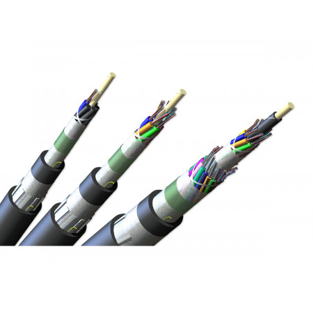 Оптоволоконный кабель CommScope CA FO SM 8x9/125 OS2 ULSZH Indoor/Outdoor Loose Tube – Gel Cable Buffering (2-599624-4) желтый