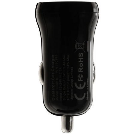 Зарядное устройство UGREEN ED018 (50875), автомобиль, Black (159586)