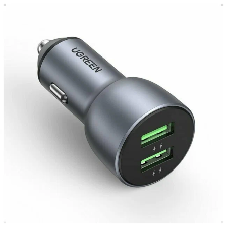 Зарядное устройство UGREEN CD213 (10144), автомобиль, Dark Blue (159583)