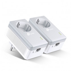 Сетевой адаптер Powerline Tp-Link TL-PA4010P KIT AC Pass Through серебристый
