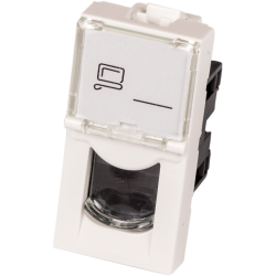 Информационная розетка LANMASTER Mosaic (LAN-SIP-22U6-WH) белый