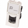 Информационная розетка LANMASTER Mosaic (LAN-SIP-22U6-WH) белый