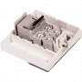 Информационная розетка LANMASTER Mosaic (LAN-SIP-23TEL-WH) белый