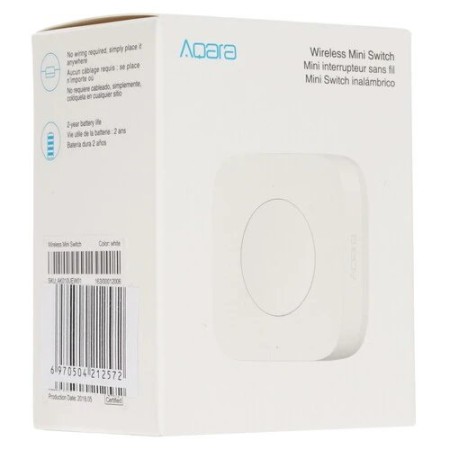 Умная кнопка Aqara Wireless Mini Switch (WXKG11LM) белый